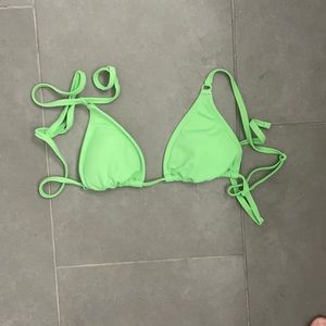 Green pacsun bikini top